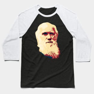 Charles Darwin Baseball T-Shirt